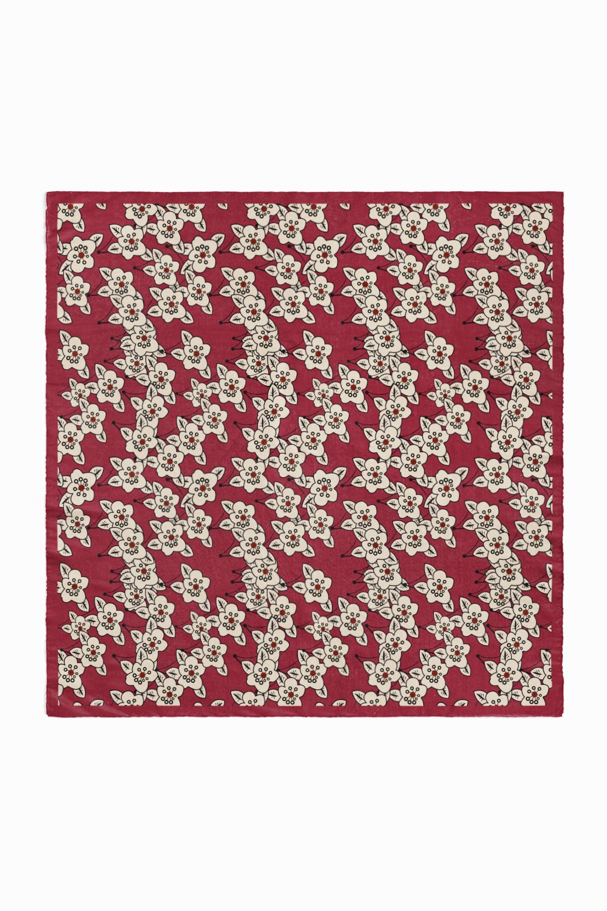 Cherry Büyük Boy Pamuk Eşarp 120 cm