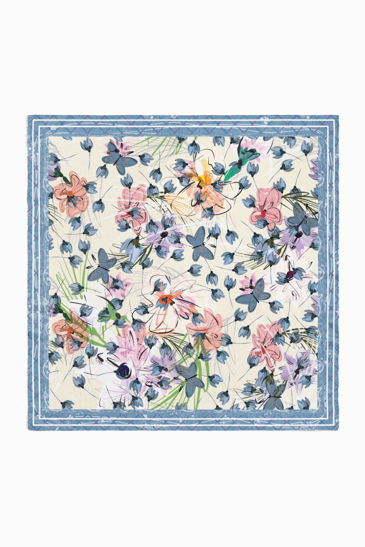 Elora Büyük Boy Pamuk Eşarp 120 cm