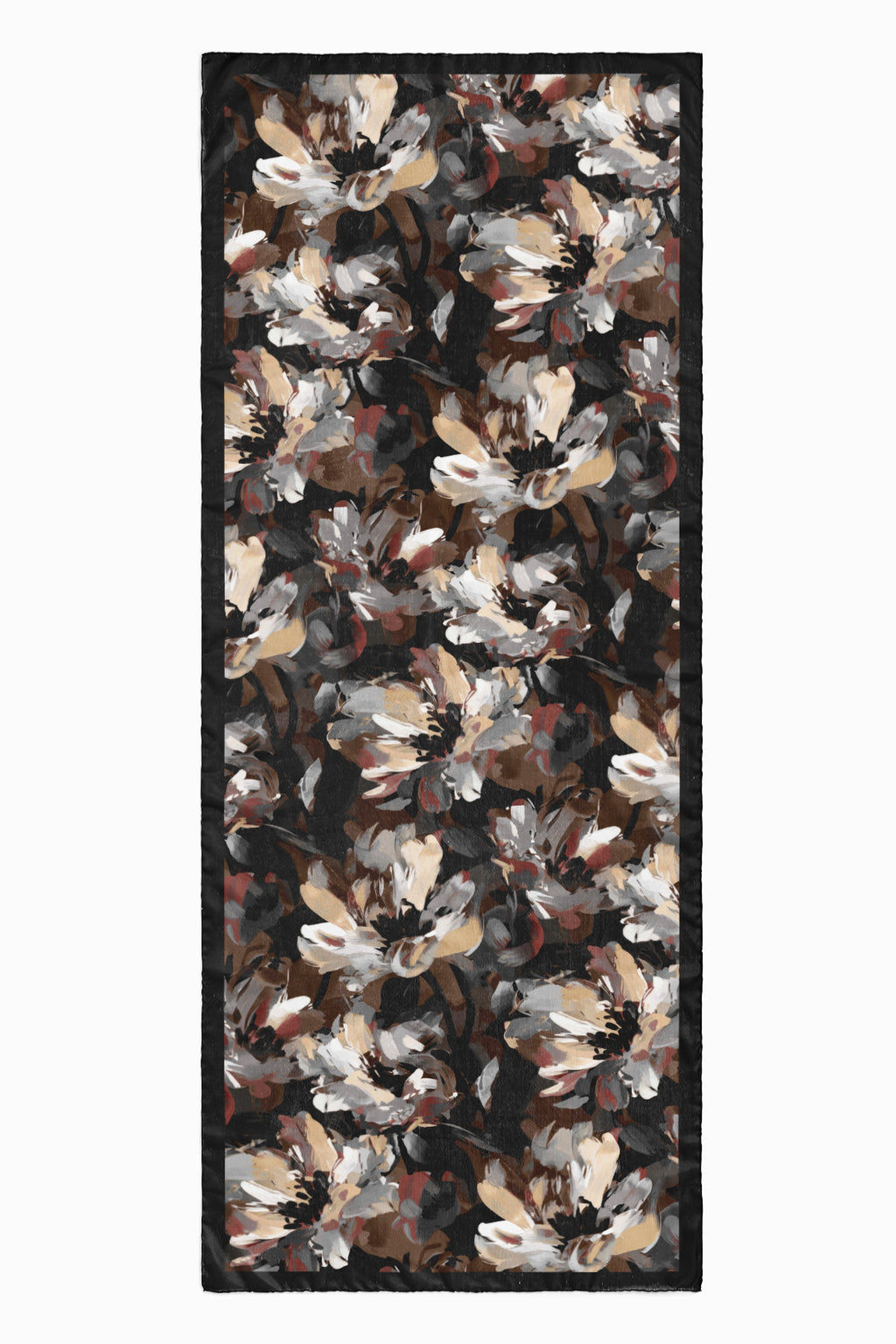 Magnolia Desenli Pamuk Şal