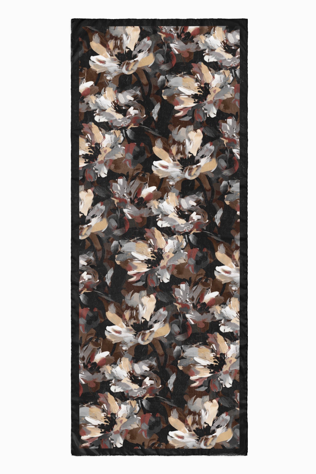 Magnolia Desenli Pamuk Şal