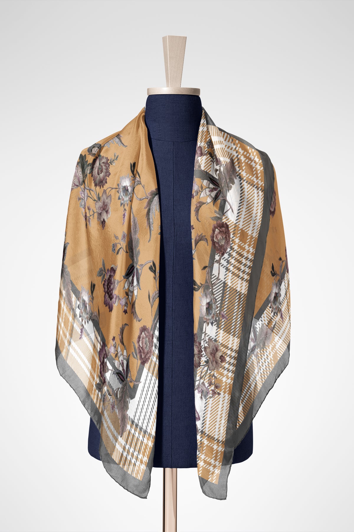 Bohemian Floş Viskon Şal