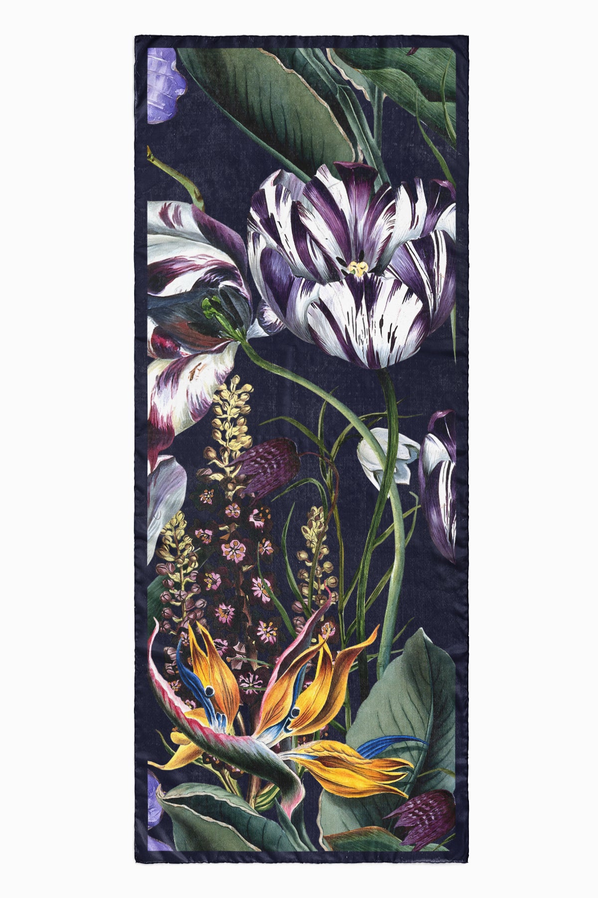 Orchid Desenli Pamuk Şal