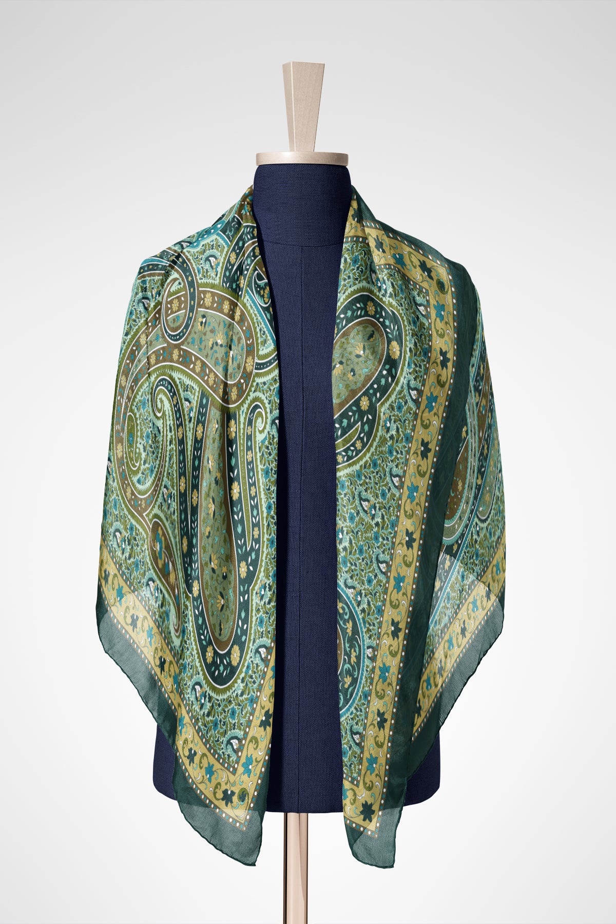 Paisley Floş Viskon Şal